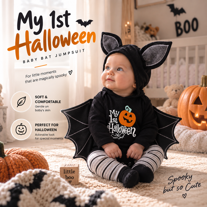 Baby Halloween Bat Costume By Evico